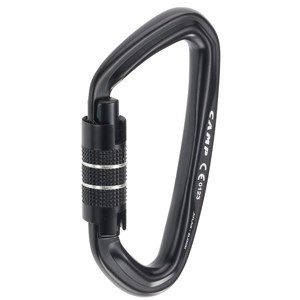 Karabinek Atlas 2Lock czarny CAMP