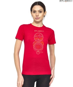 DAMSKI T-SHIRT Z WEŁNY MERINO OUTDOOR WOOL PRO KOMPAS