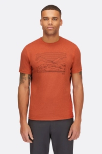 Męska koszulka Mantle Outline Tee Rab